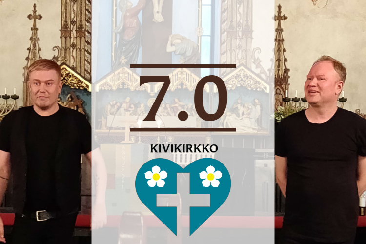 Kivikirkko-lehti, kuvassa Jesse Kaikuranta